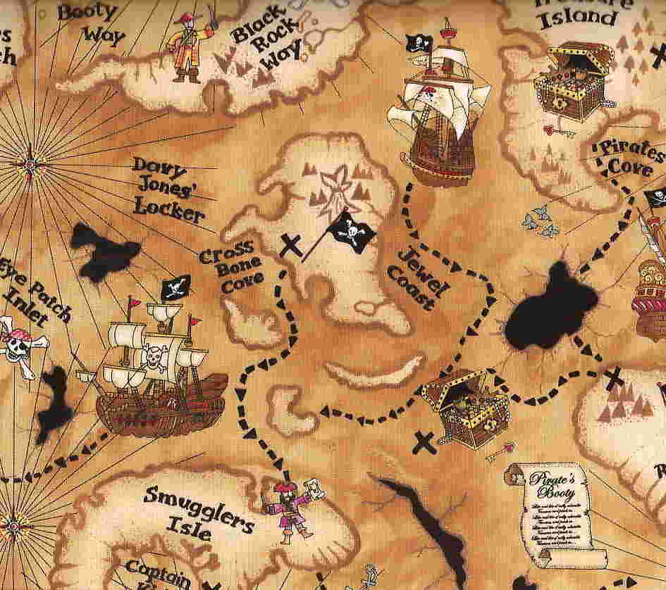 Picture of treasure map